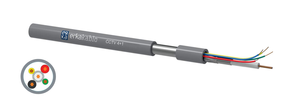 CCTV 4+1 PVC / HFFR / PE CCTV 4+1 PVC / HFFR / PE