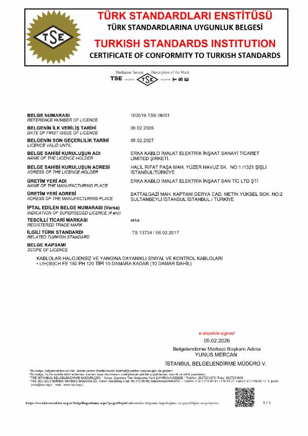 ERKA-TSE-BELGE-SINYAL-FE180