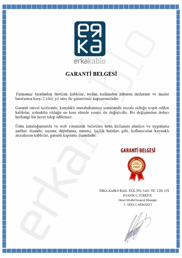 Garanti Belgesi