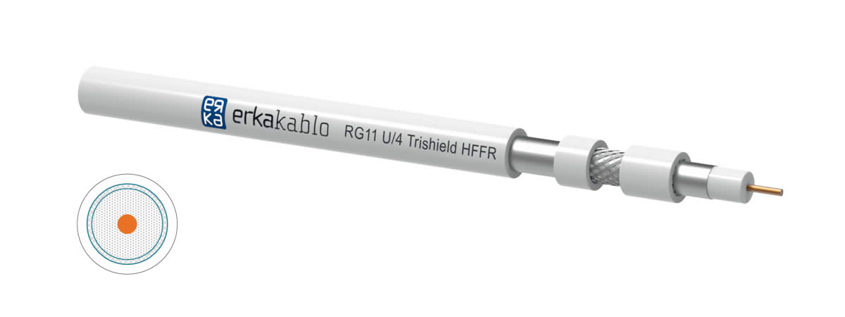 RG11 U/4 Trishield HFFR RG11 U/4 Trishield HFFR