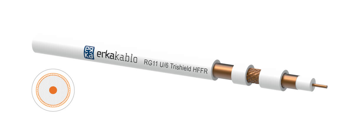 RG11 U/6 Trishield HFFR RG11 U/6 Trishield HFFR