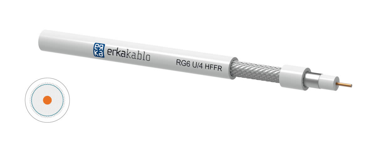 RG6 U/4 HFFR RG6 U/4 HFFR