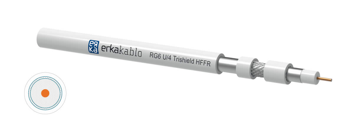 RG6 U/4 Trishield HFFR