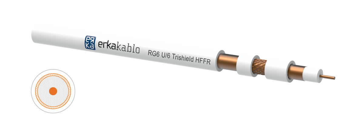 RG6 U/6 Trishield HFFR